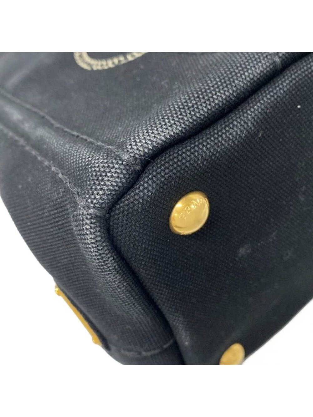 Prada Tote Canapa Black Inside - Picture 6 of 15